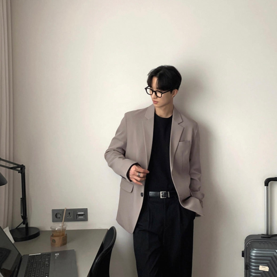 Spring Men's Casual Suit Jackets