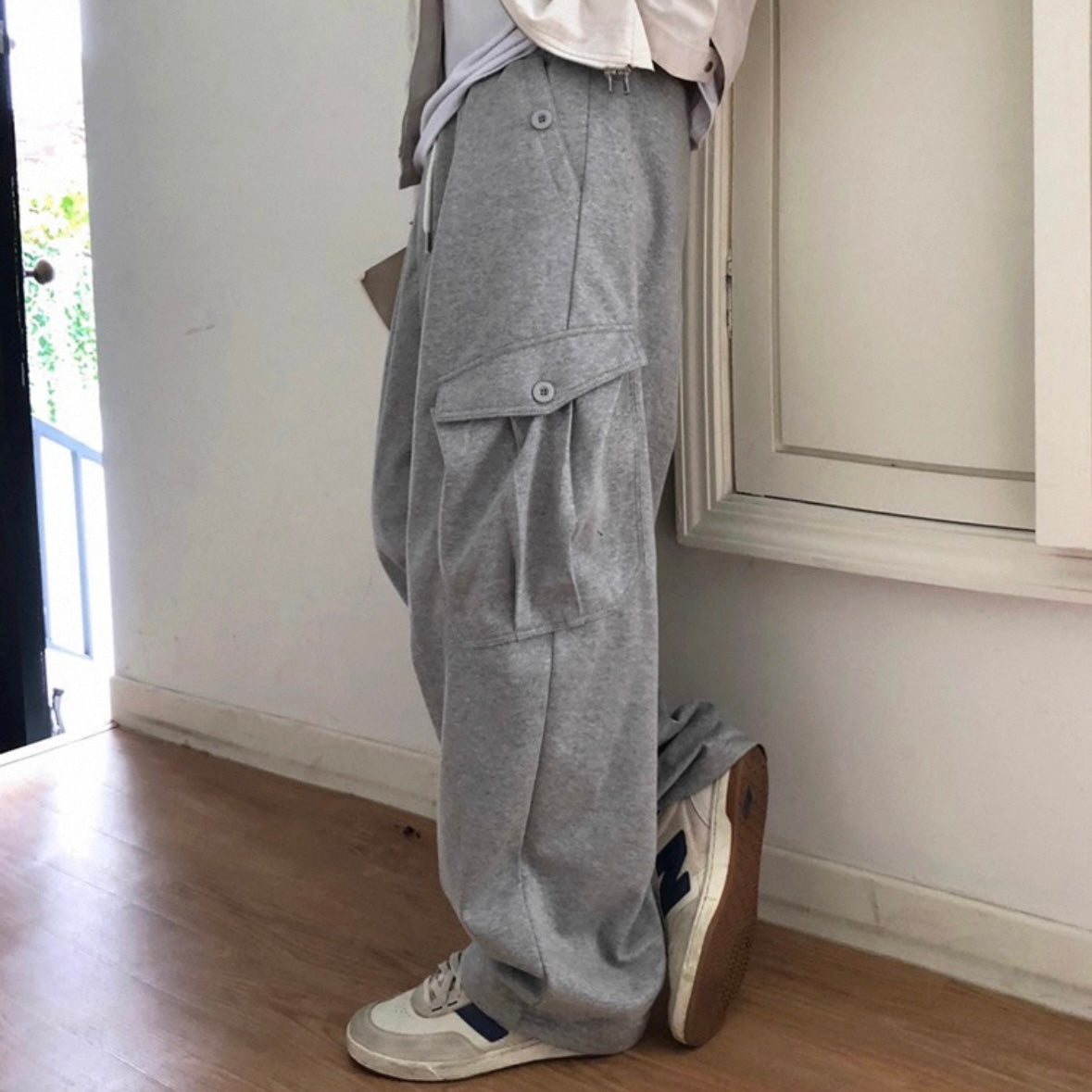 Casual Wide-Leg Pants
