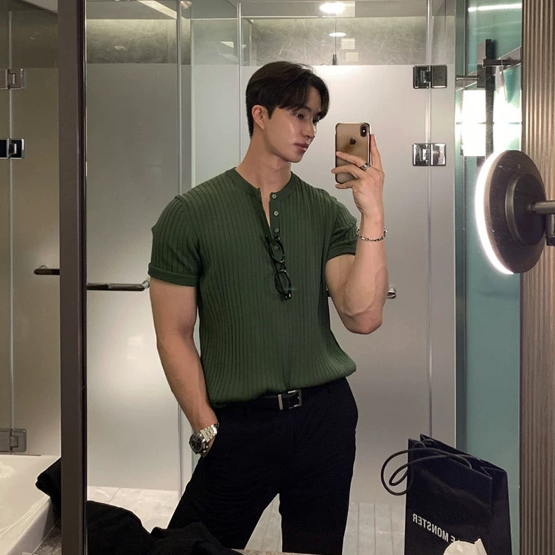 Bisher Summer Breeze Henley Tee