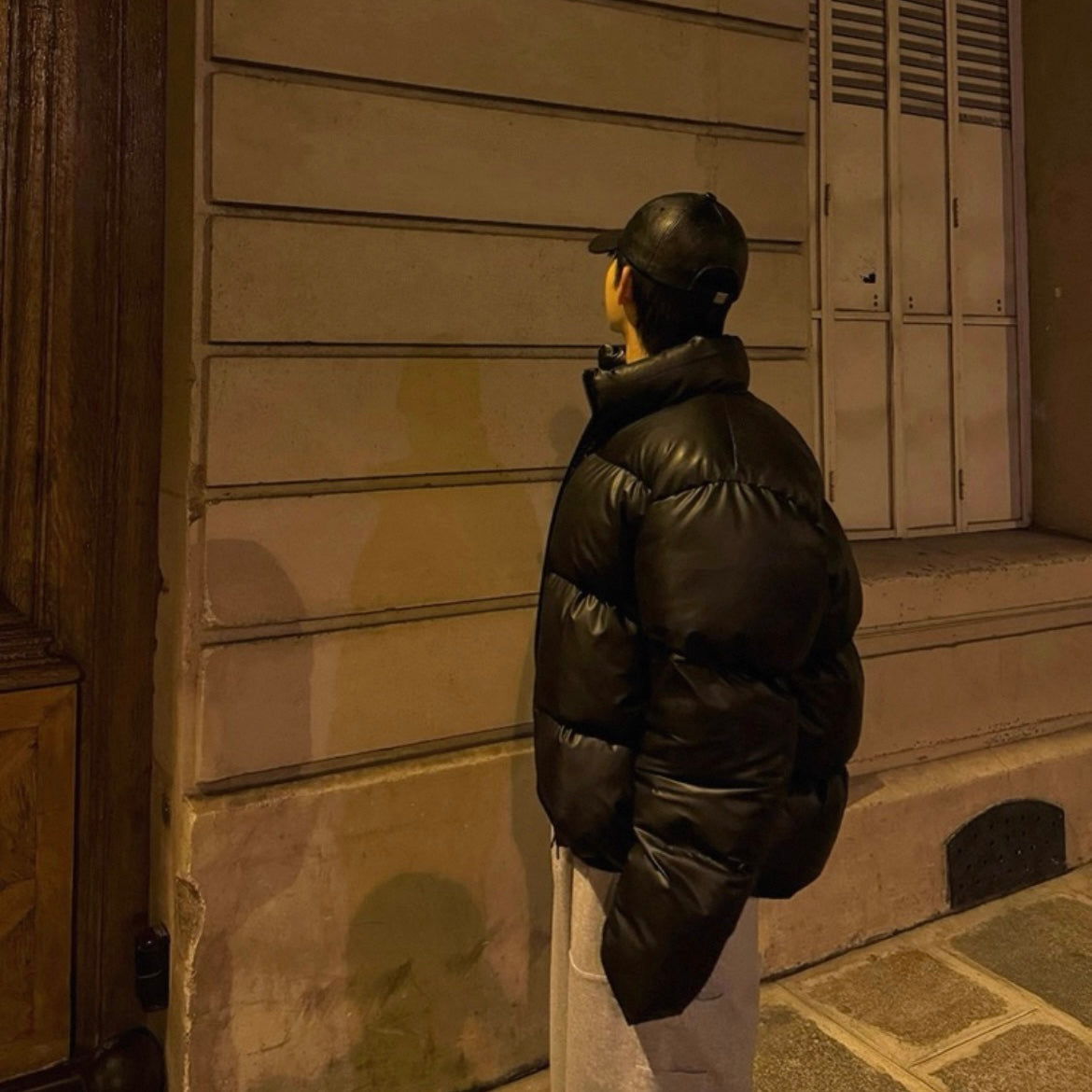 Winter Windproof PU Leather Jacket