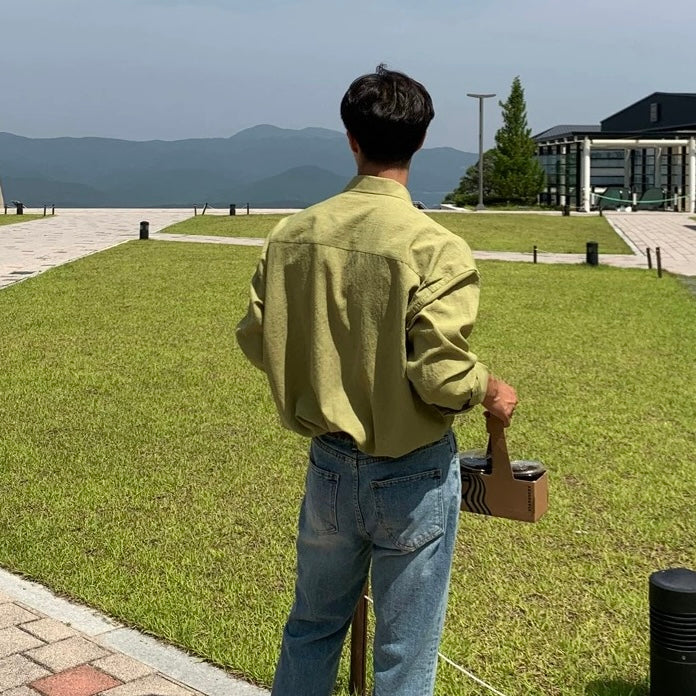 Breeze Green Casual Shirt