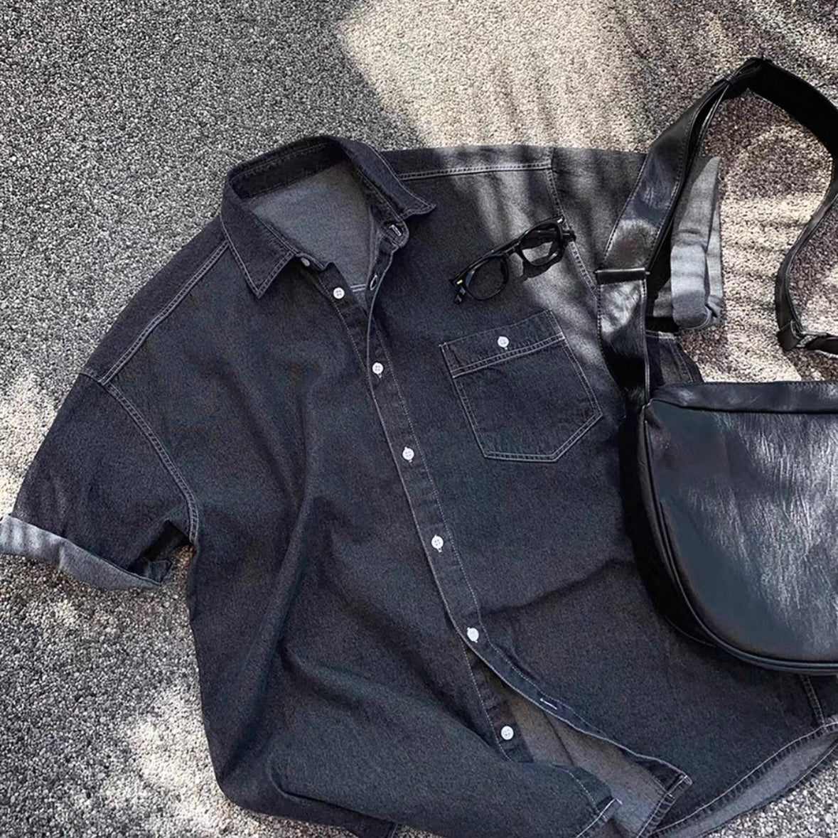 Korean Stylish Casual Denim Shirt