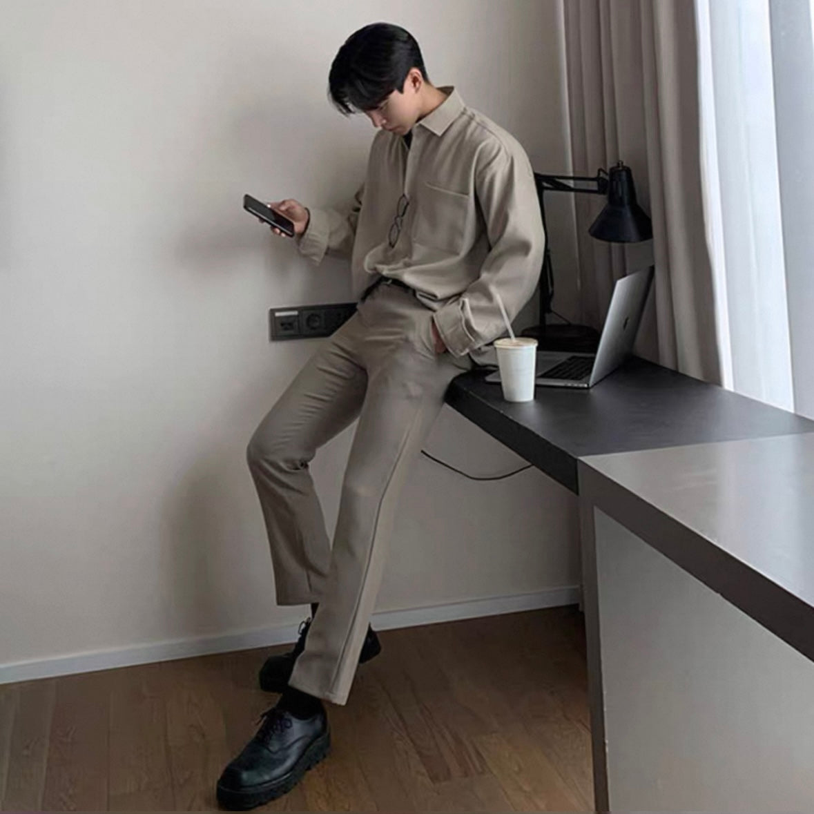 Men's Korean Casual Non-Iron Shirt