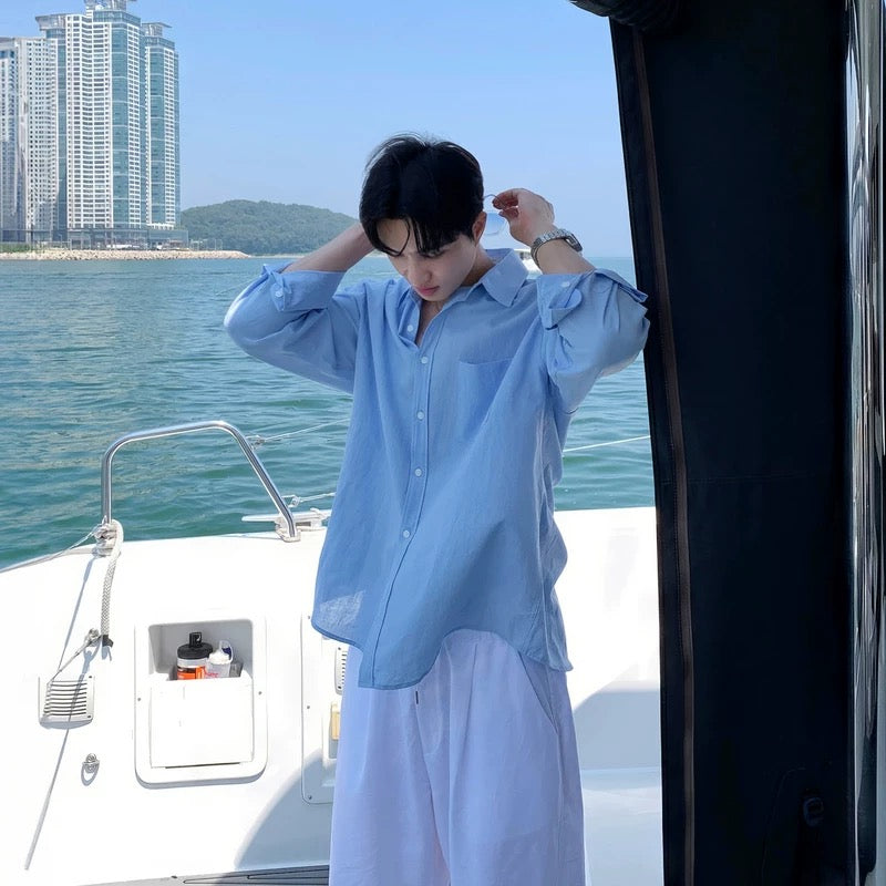 Linen Long Sleeve Shirt