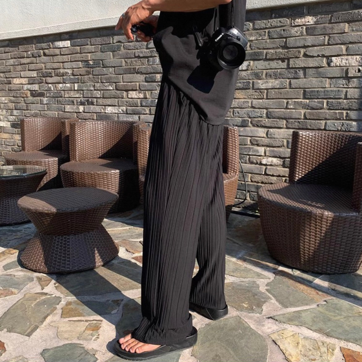 Korean Style Wide-Leg Pants
