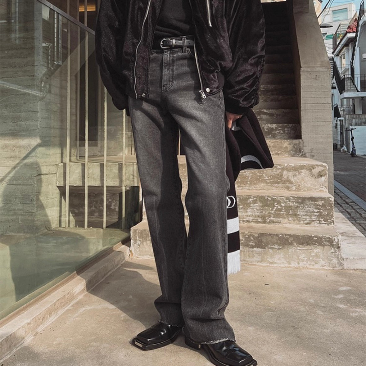 Korean Trend Drag Jeans