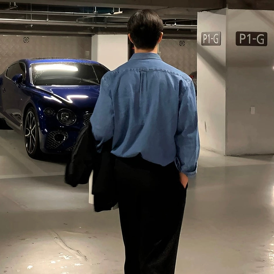 Fall Design Sense Lapel Shirt