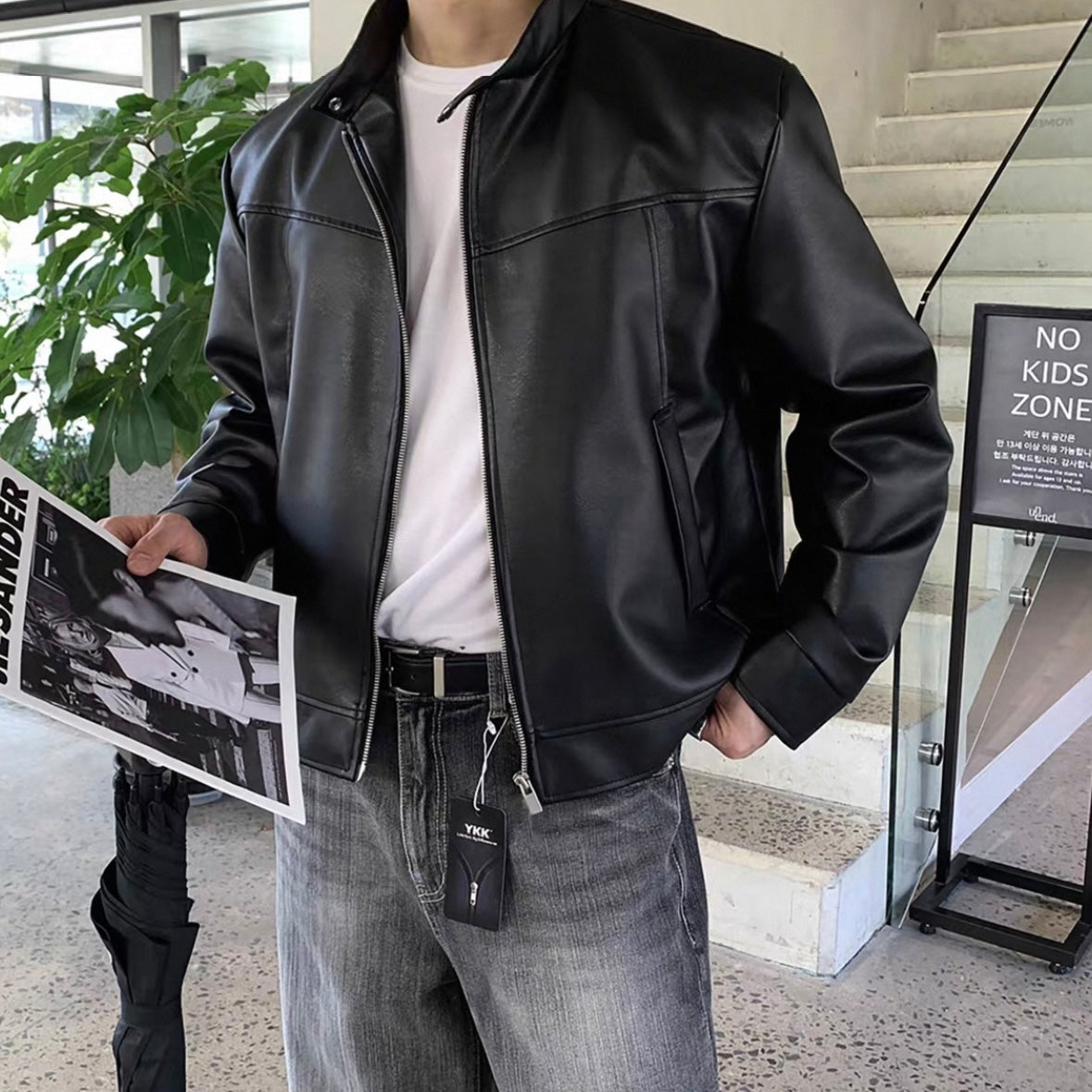 Men's High Sense Leather Jacket