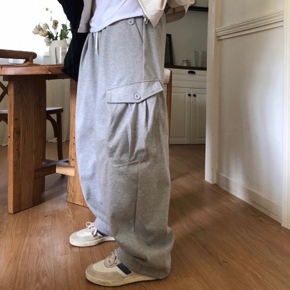 Casual Wide-Leg Pants
