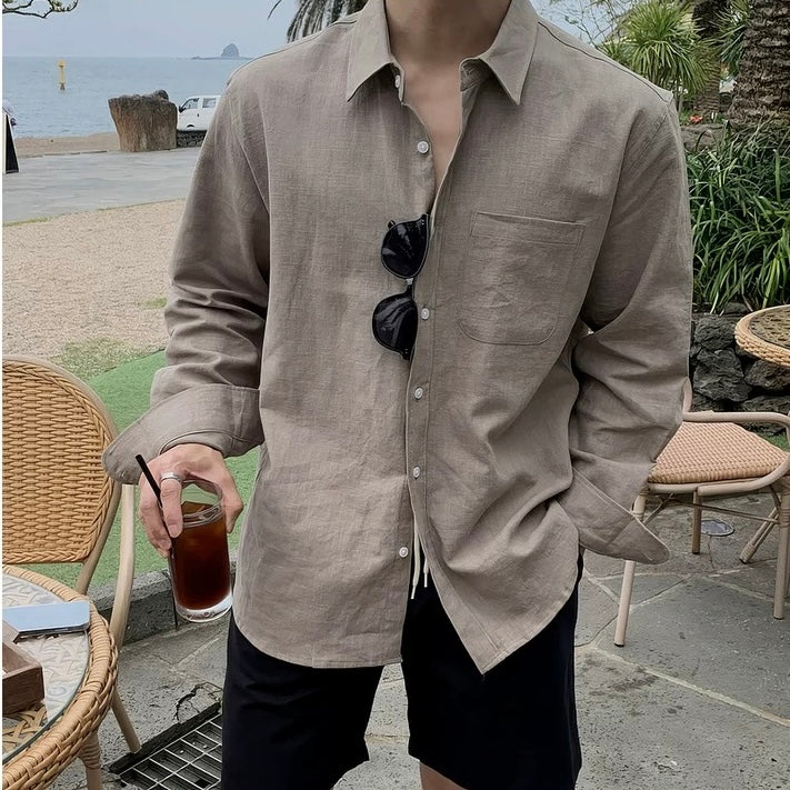 Summer Linen Casual Shirt