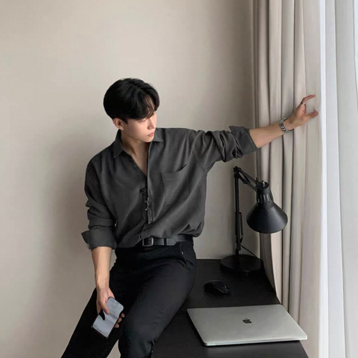 Men's Korean Casual Non-Iron Shirt