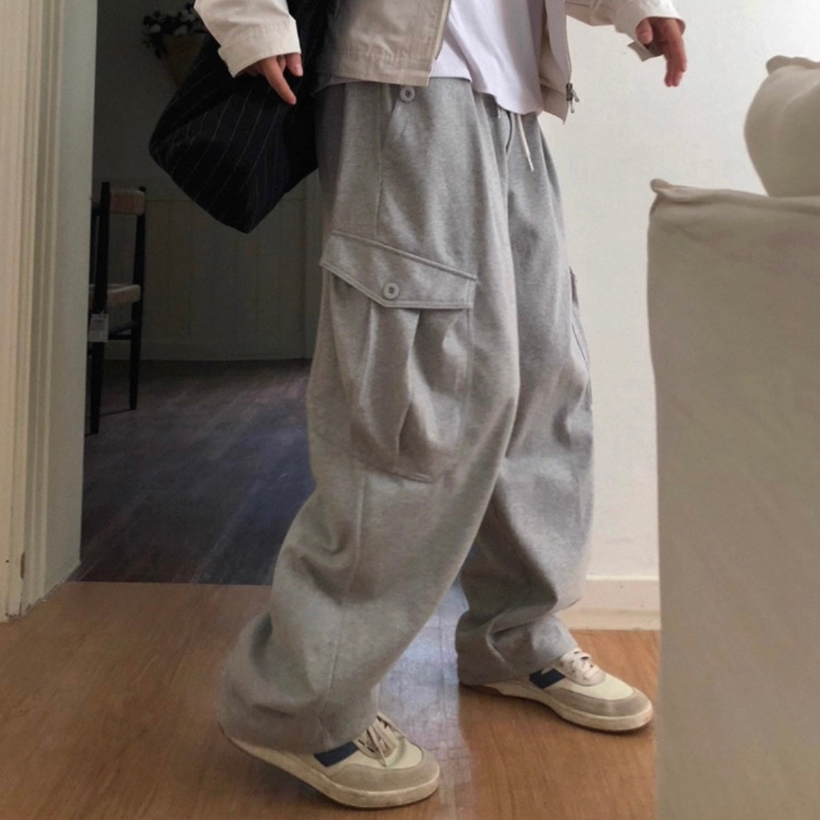 Casual Wide-Leg Pants