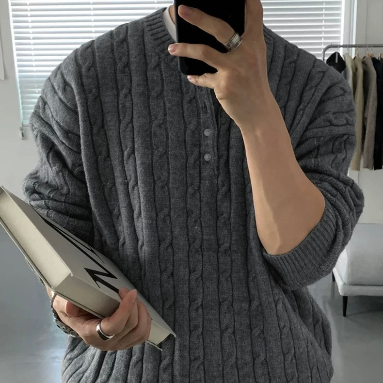 Classic Twisted Knit Sweater