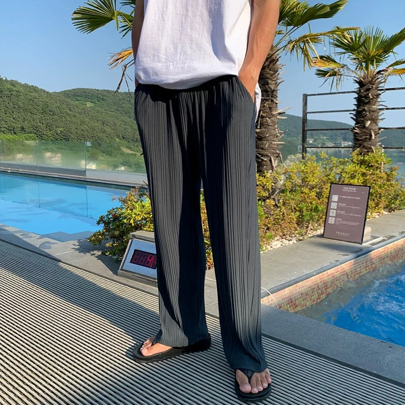 Korean Style Wide-Leg Pants