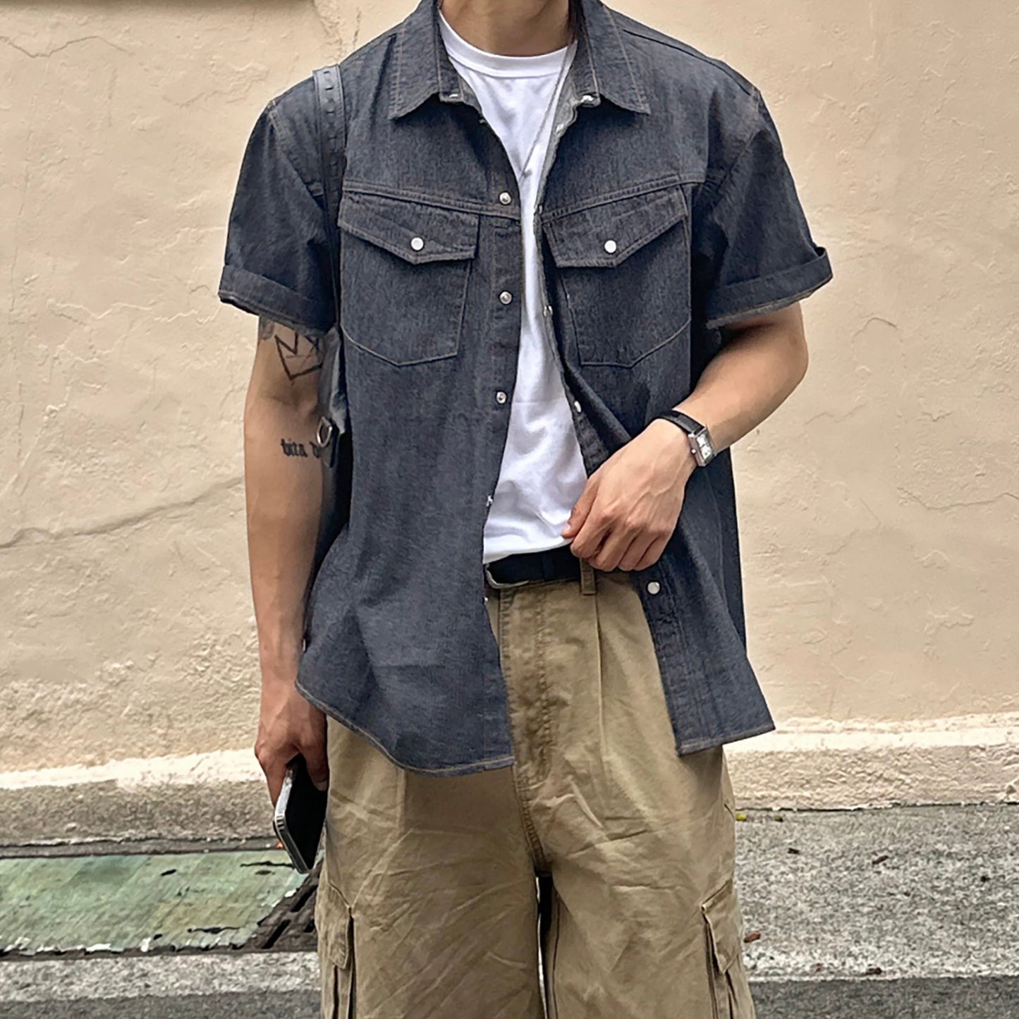 Korean Stylish Denim Shirt