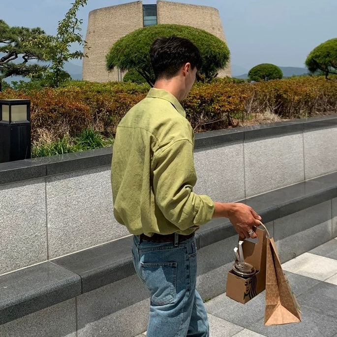 Breeze Green Casual Shirt