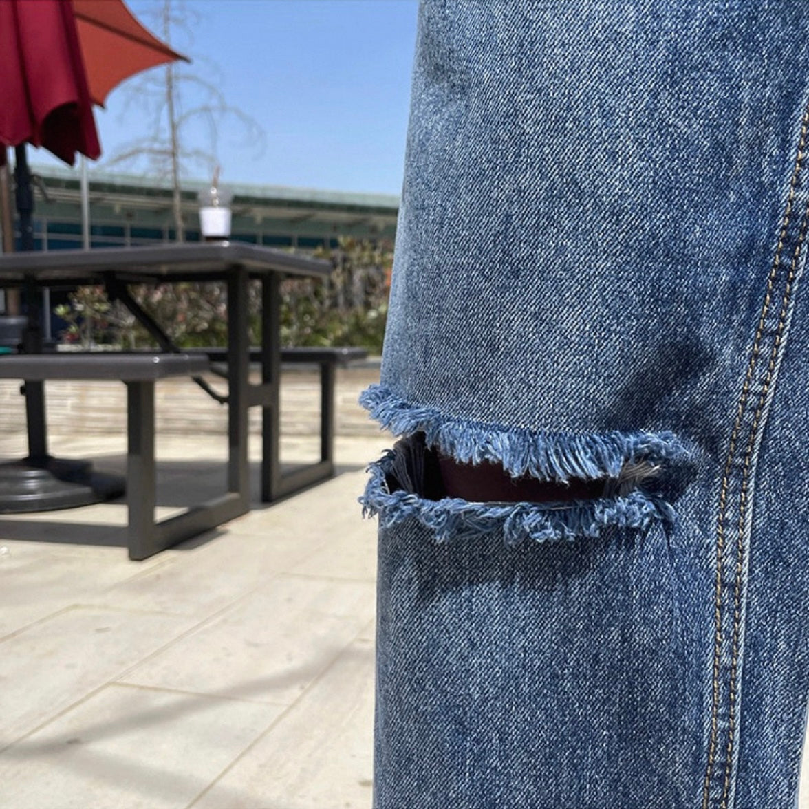 Retro Ripped Loose Jeans