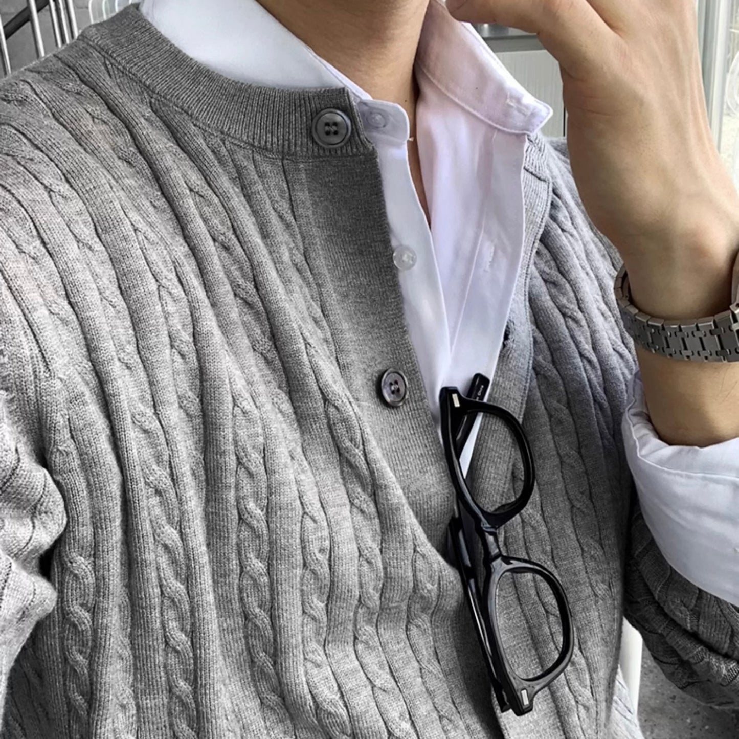 Niche Design Men's Knit Cardigan