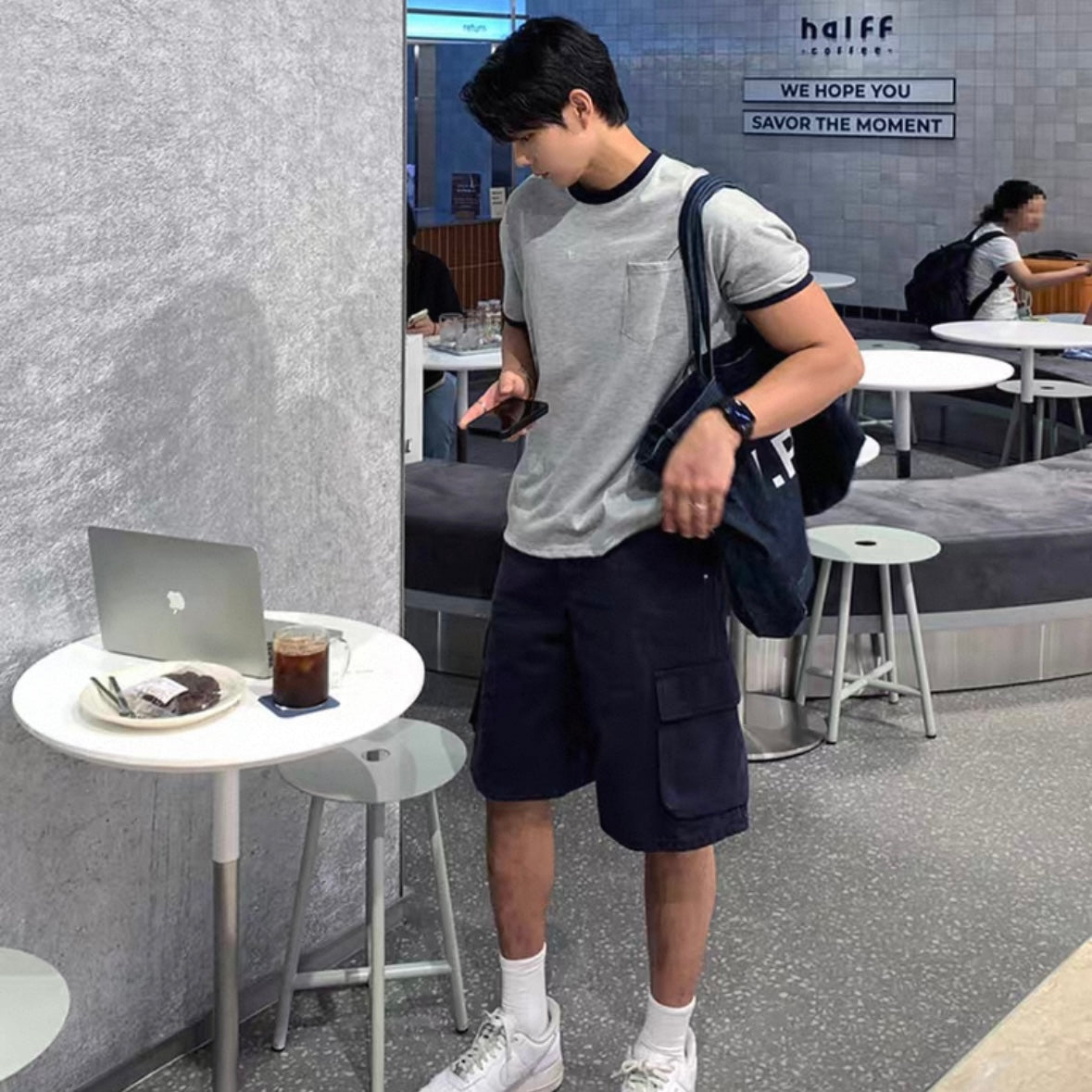 Korean Trendy Color Block T-shirt