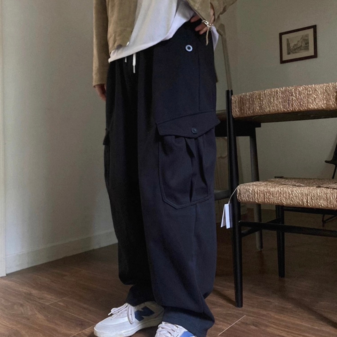 Casual Wide-Leg Pants
