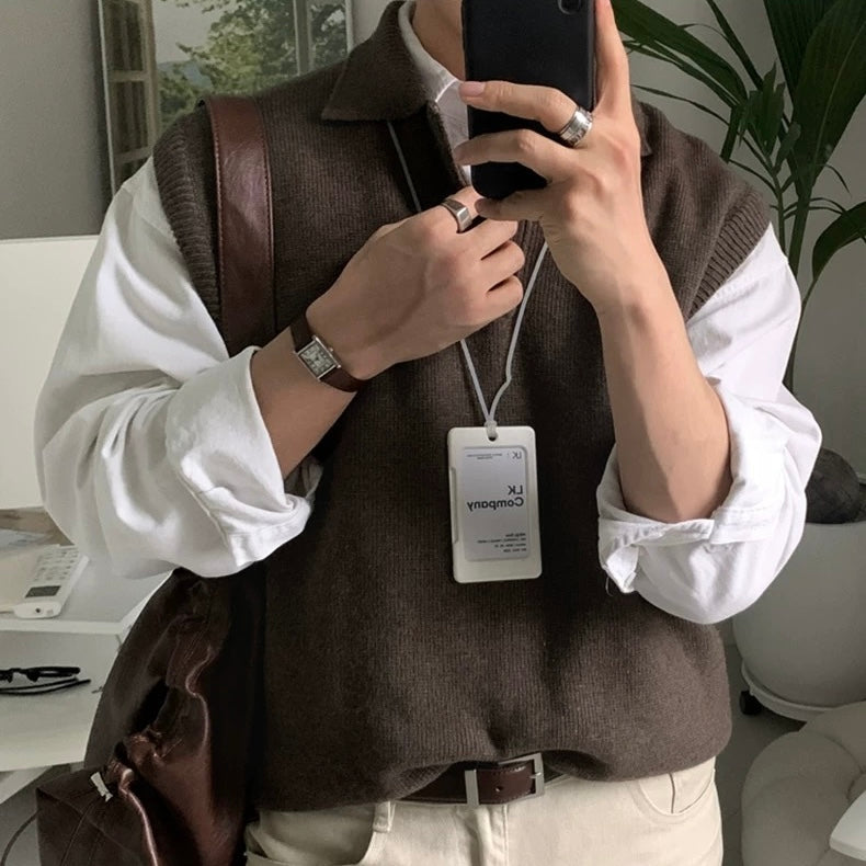 Casual Knit Vest