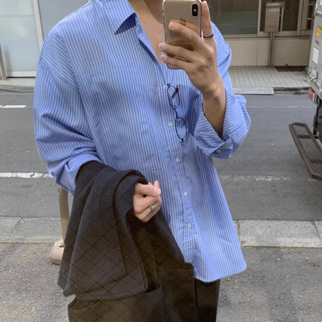 Korean Trend Striped Shirts