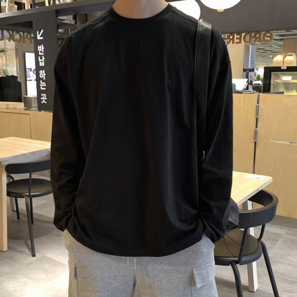 Men's Simple Open T-Shirt