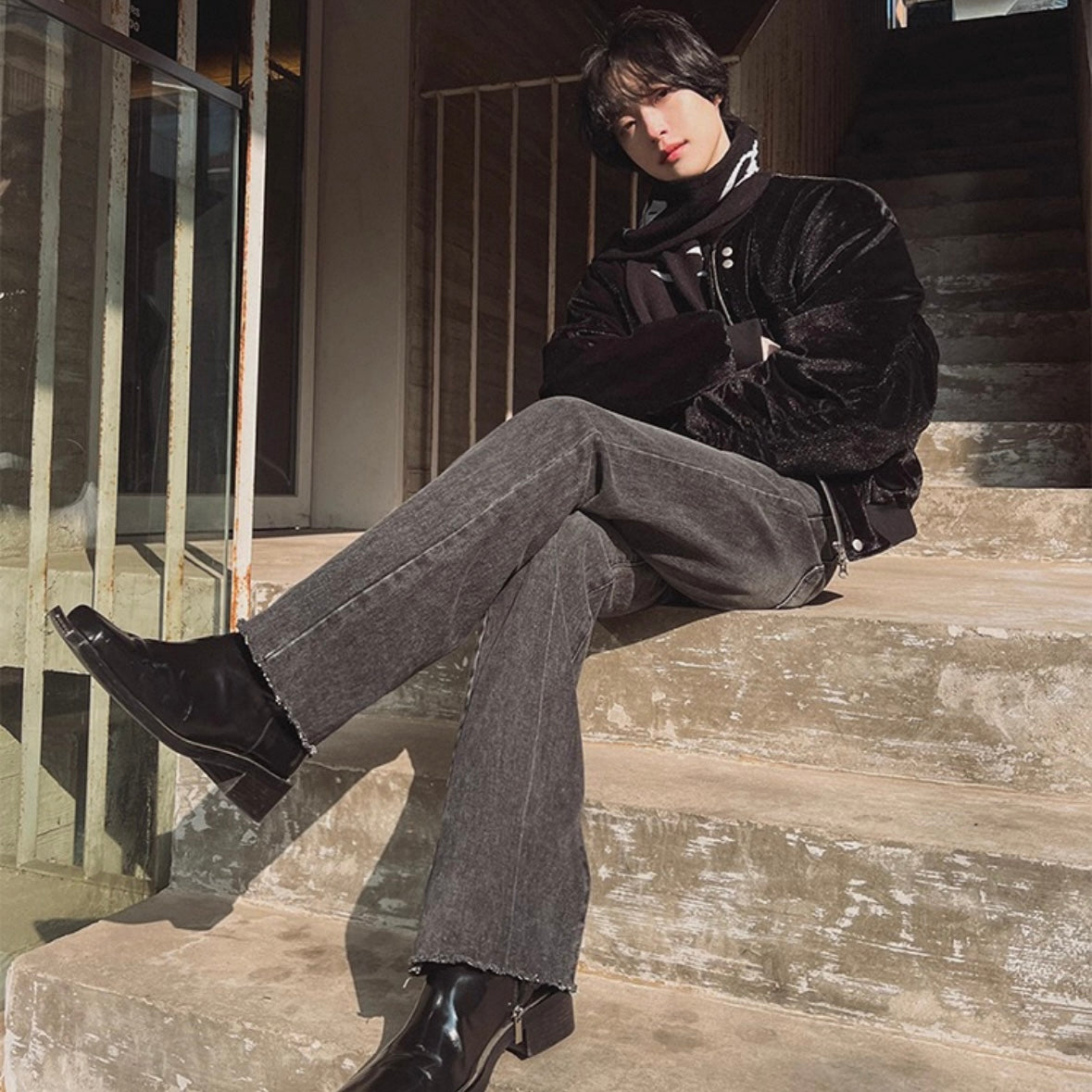 Korean Trend Drag Jeans
