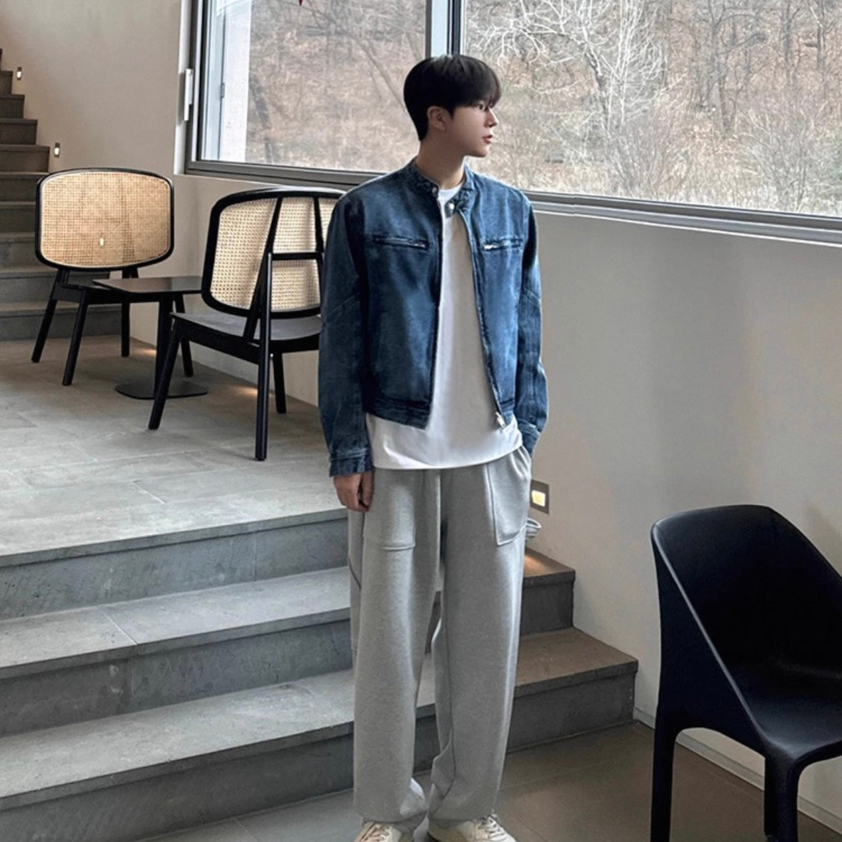 Korean Vintage Denim Jacket