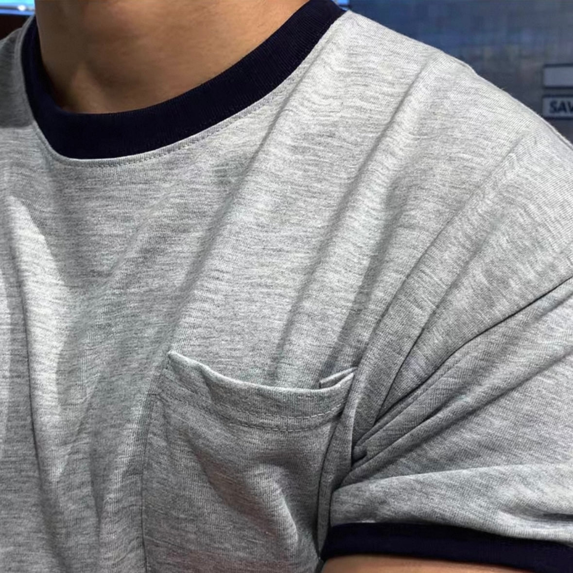 Korean Trendy Color Block T-shirt