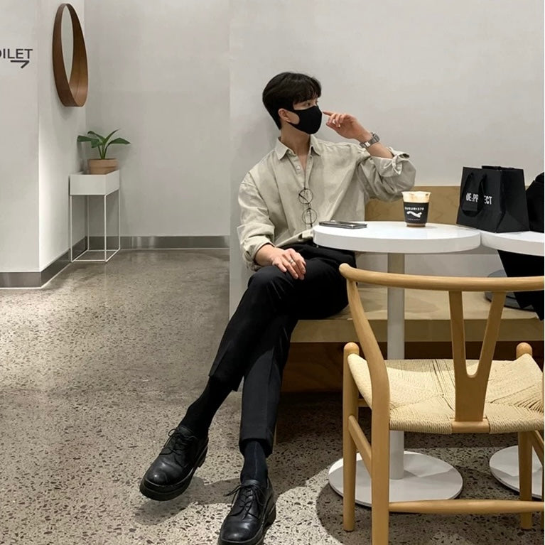 Trendy Long-Sleeve Shirt