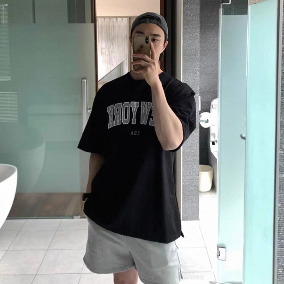 Retro American Over Tee
