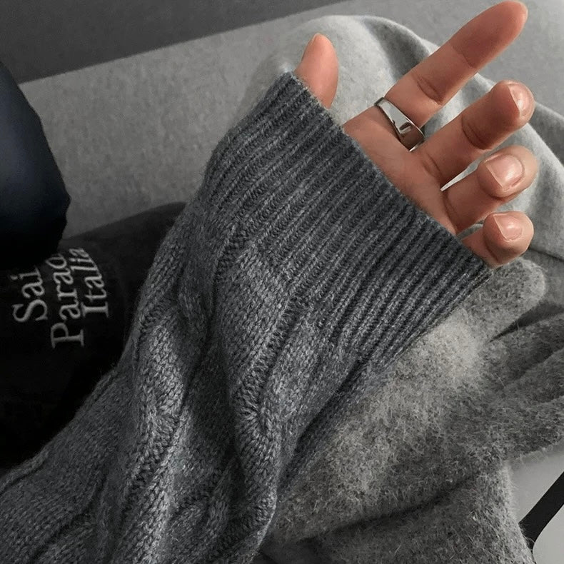 Classic Twisted Knit Sweater