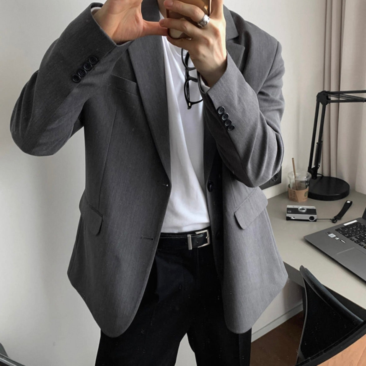 Spring Men's Casual Suit Jackets
