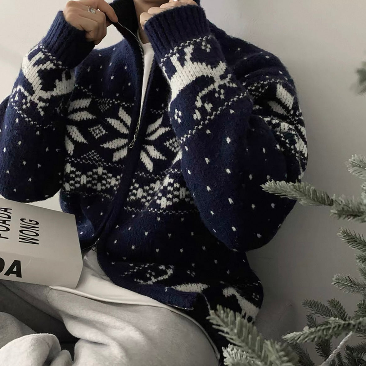 Chic Double-Zip Sweater