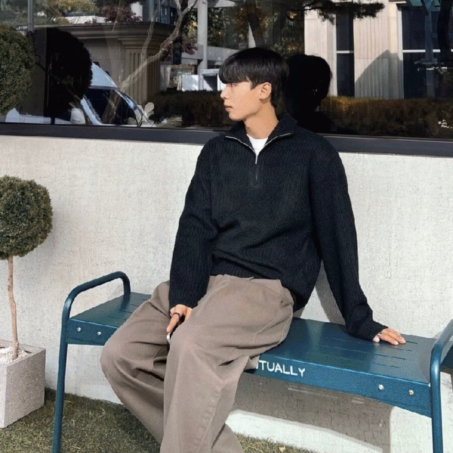 Korean Loose Simple Knit Sweater