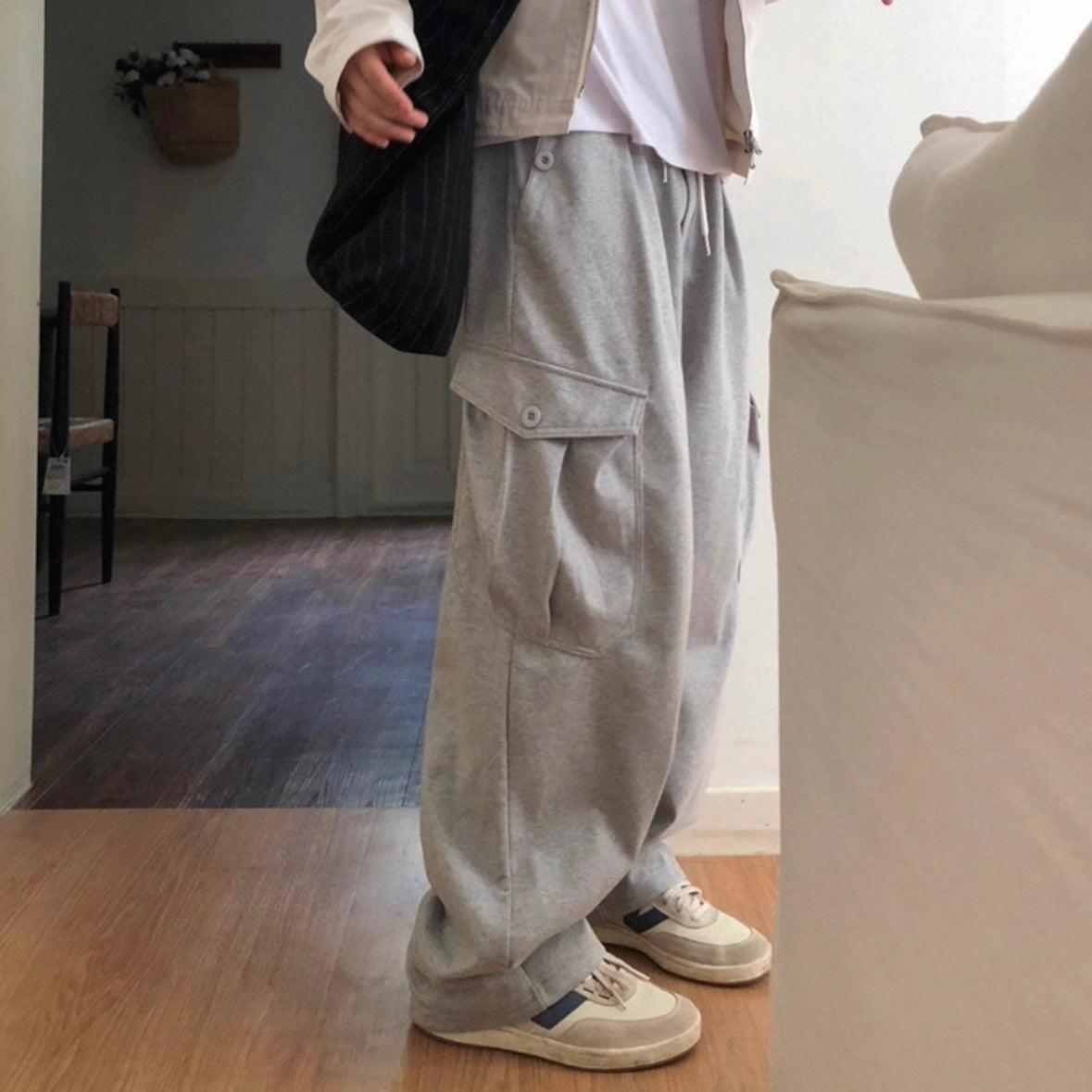 Casual Wide-Leg Pants