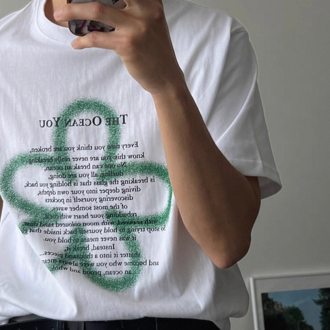 【数量限定】Graffiti Floral T-Shirt