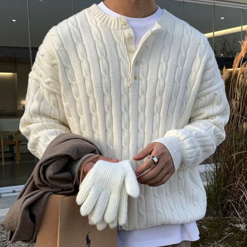 Classic Twisted Knit Sweater