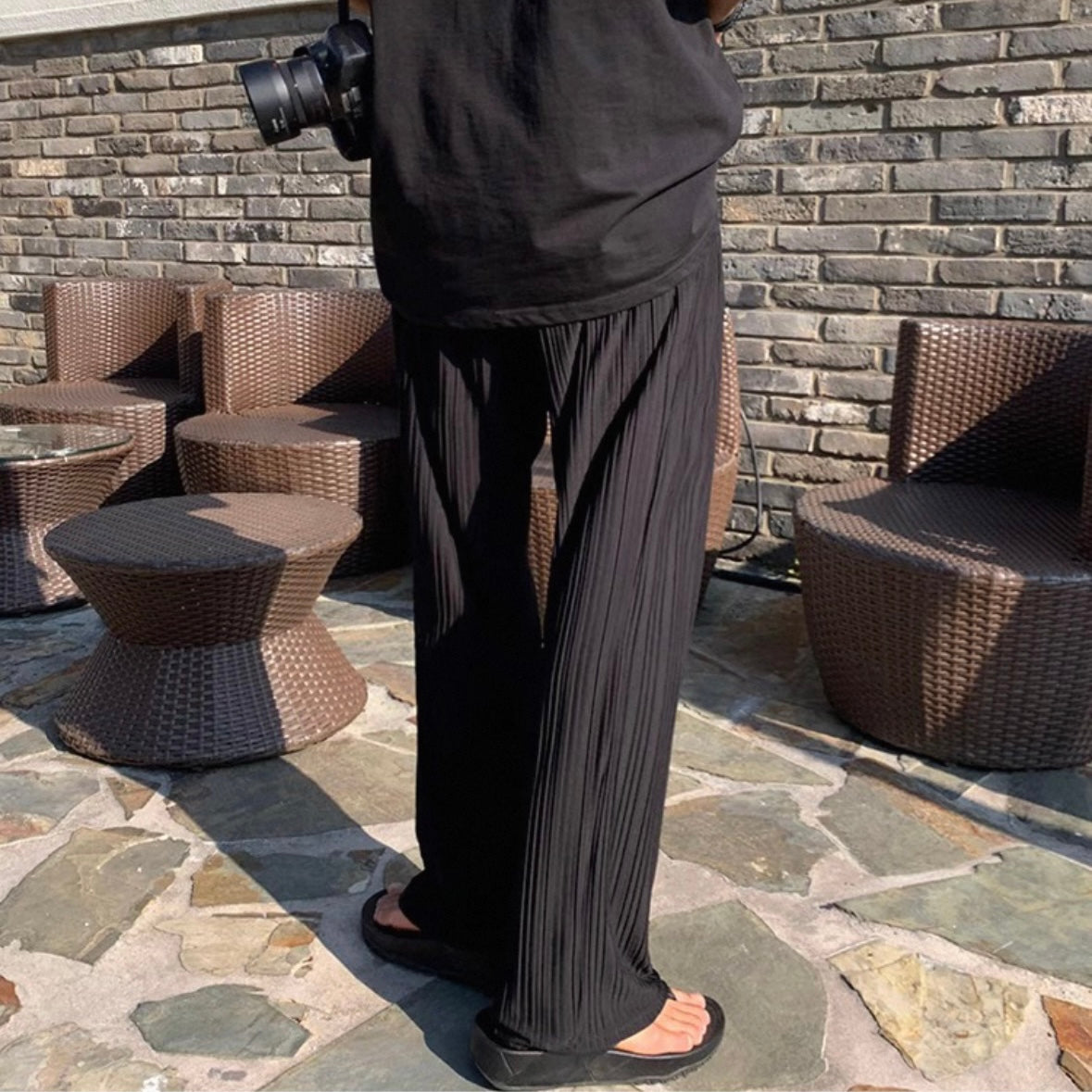 Korean Style Wide-Leg Pants