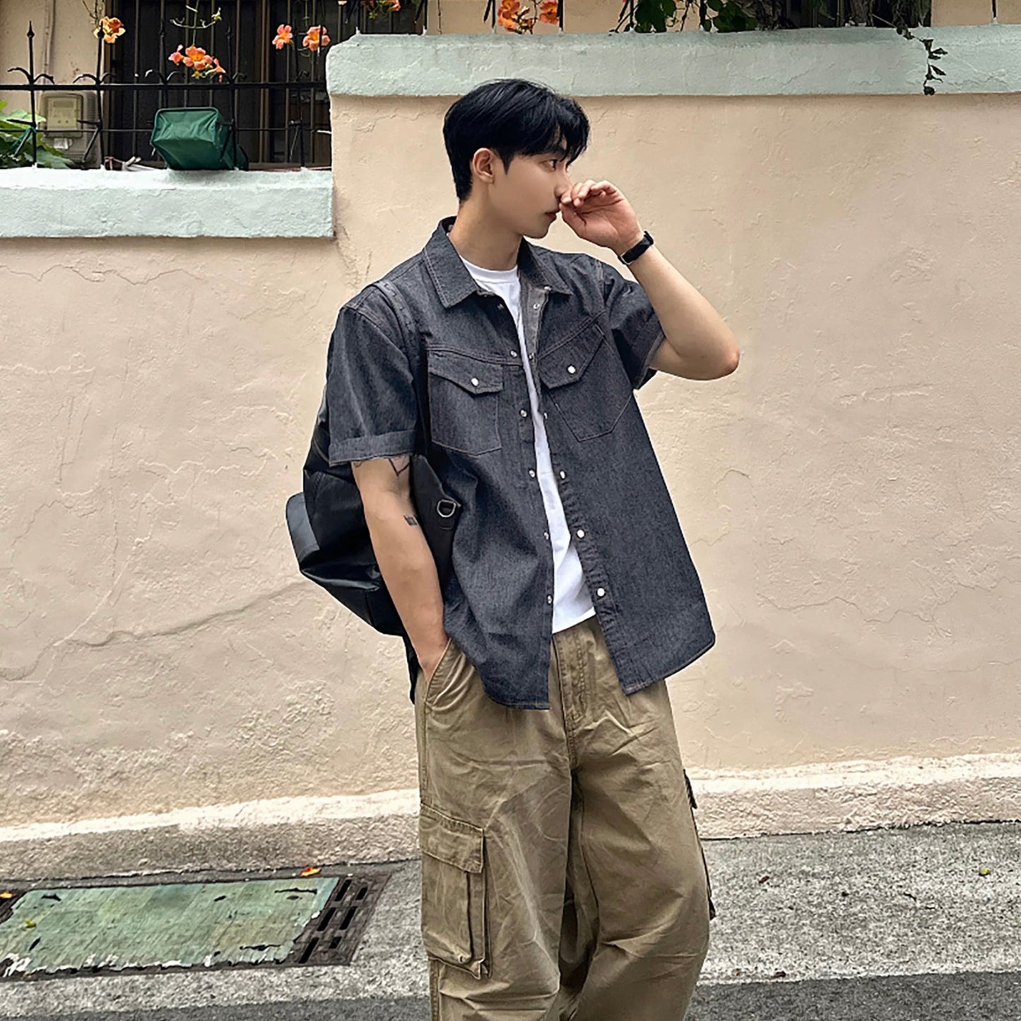 Korean Stylish Denim Shirt