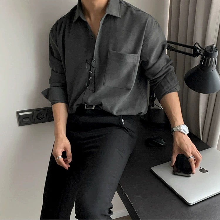 Men's Korean Casual Non-Iron Shirt