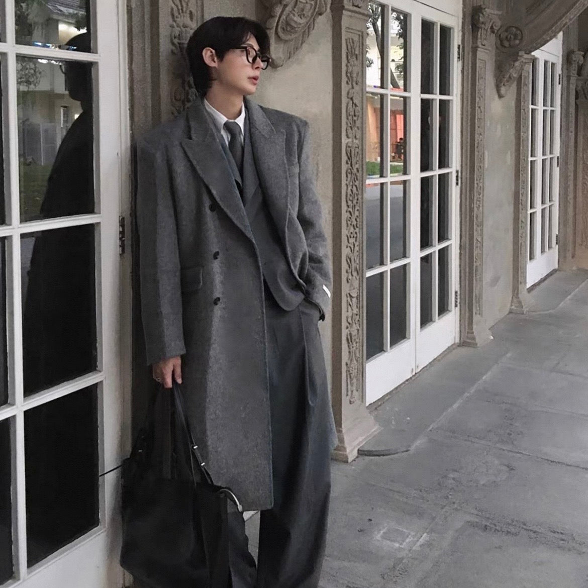 Casual Gray Suit Setup