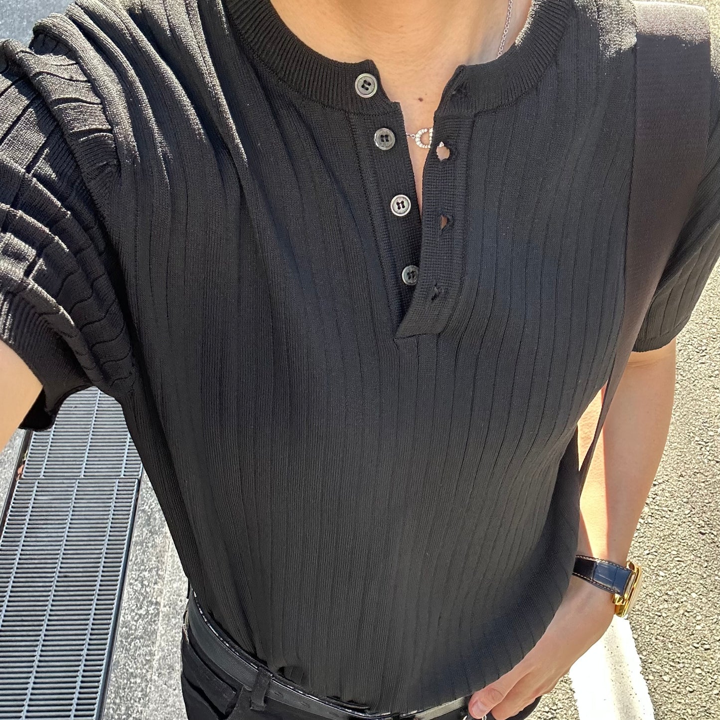 Bisher Summer Breeze Henley Tee