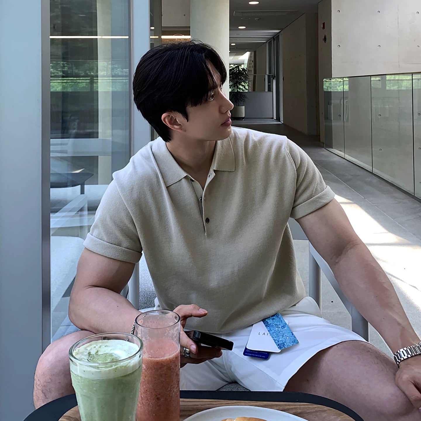 Korean Chic Breathable Knit Tee