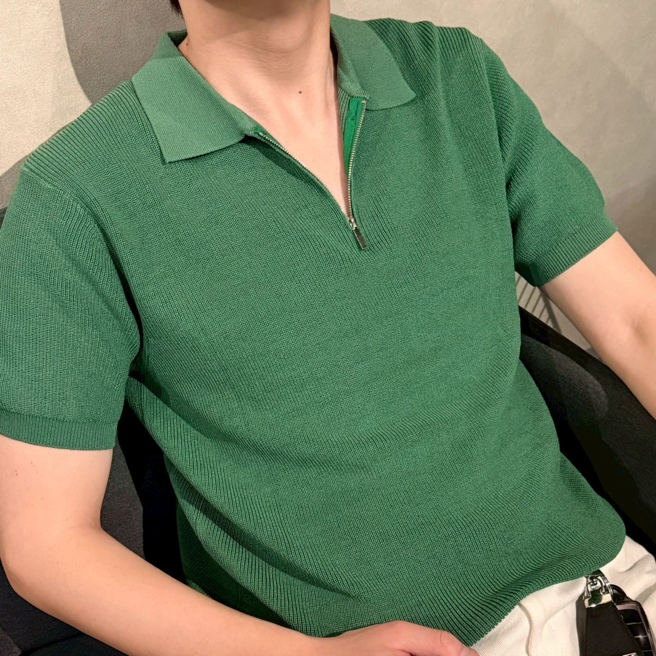 Breezy Knit Short-Sleeve Shirt