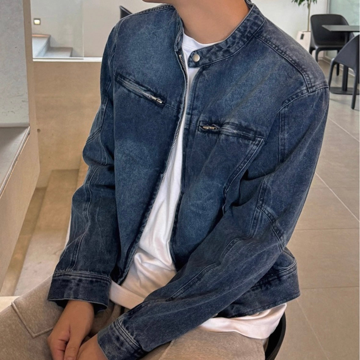 Korean Vintage Denim Jacket