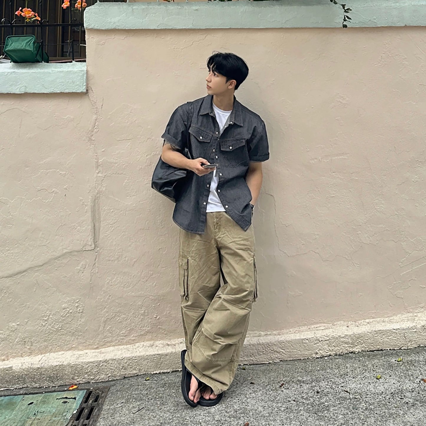 Korean Stylish Denim Shirt