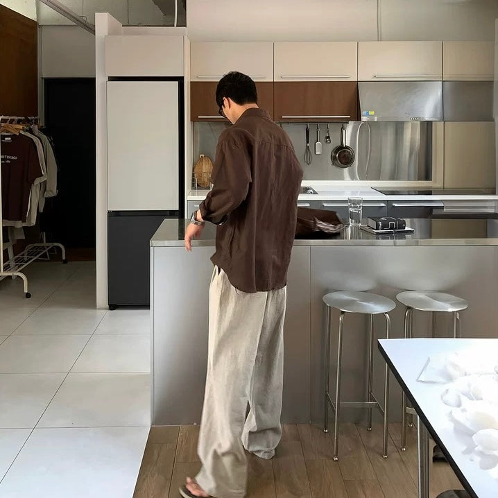 Linen Long Sleeve Shirt