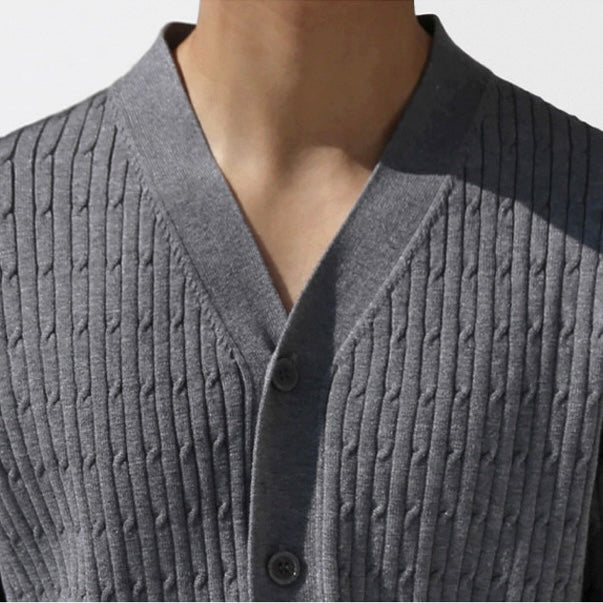 Korean Trend V-Neck Knit Cardigan